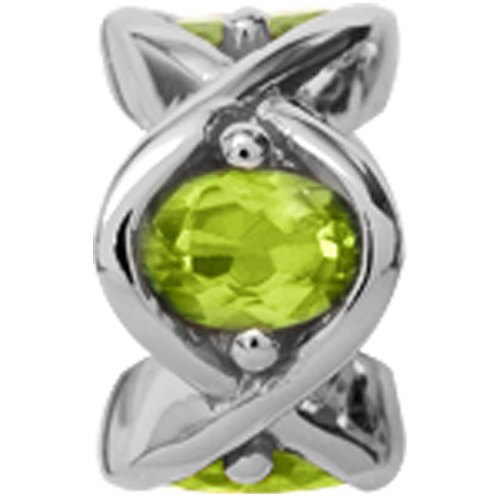 Image of Christina Collect Peridot sølv charm